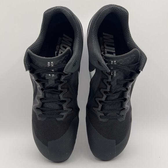 Nike Zoom Rival Track And Field Cleats Men's Black Silver Sz. 13-DC8749-001 New - Picture 5 of 7